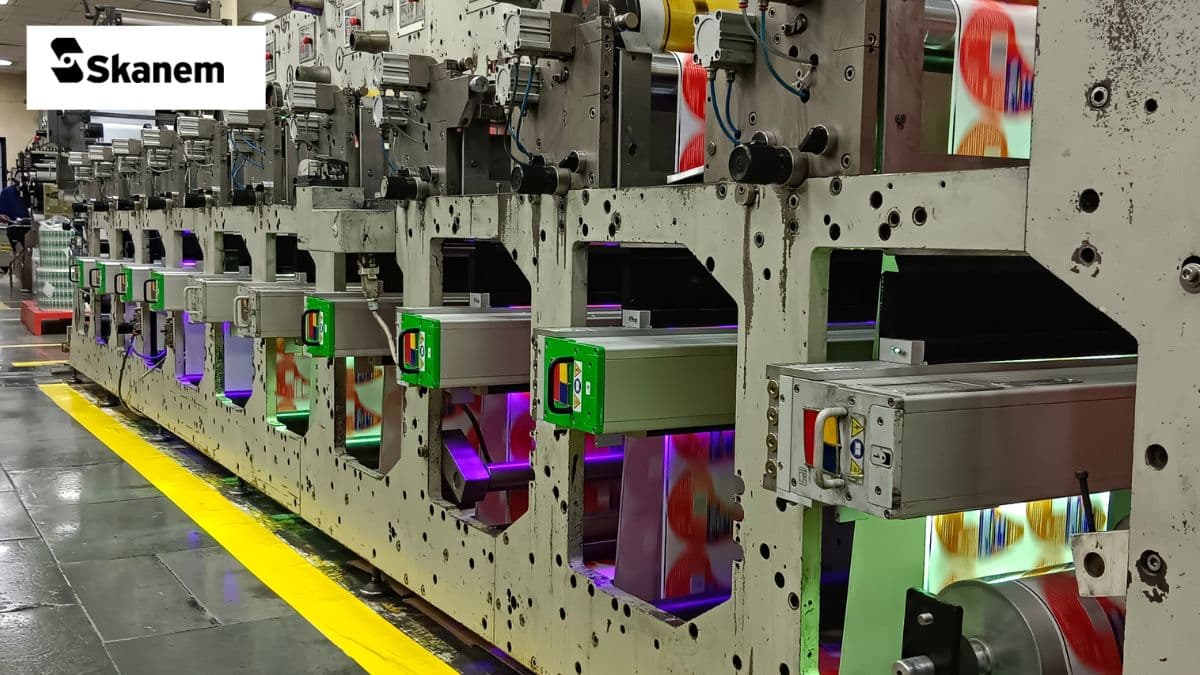 Skanem acquires a hybrid UV LED curing system from UV Ray SRL to outfit its Gidue E-Combat flexo press
